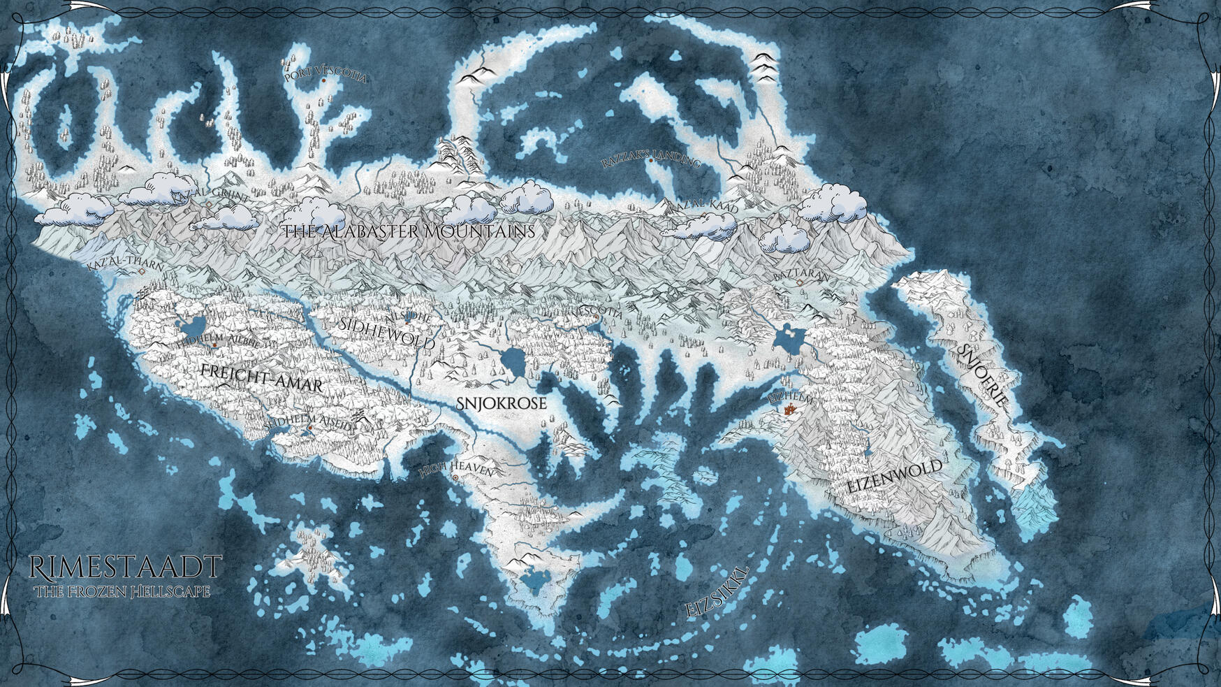 Map of Rimestadt