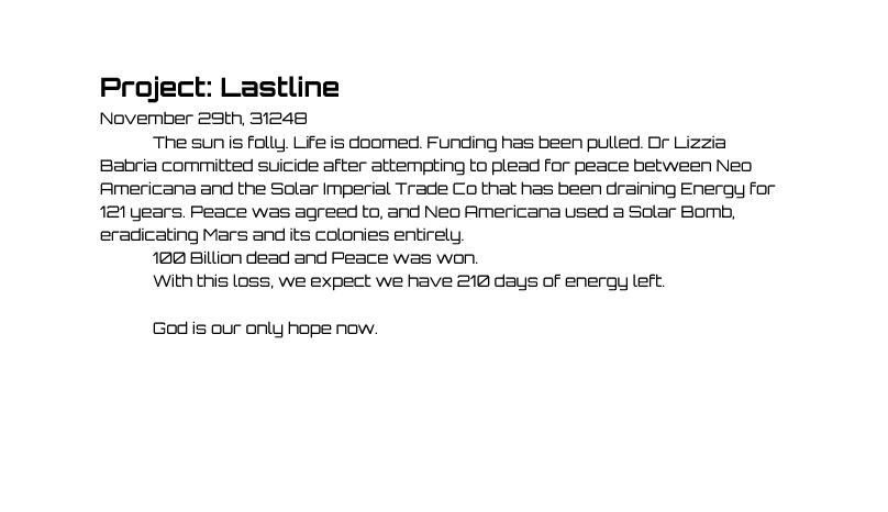 Surrendering to fate